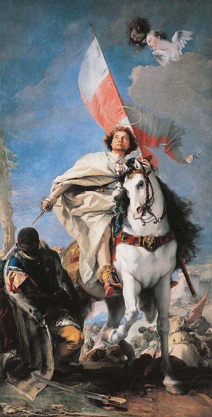 Giovanni Battista Tiepolo St Jacobus defeats the Moors